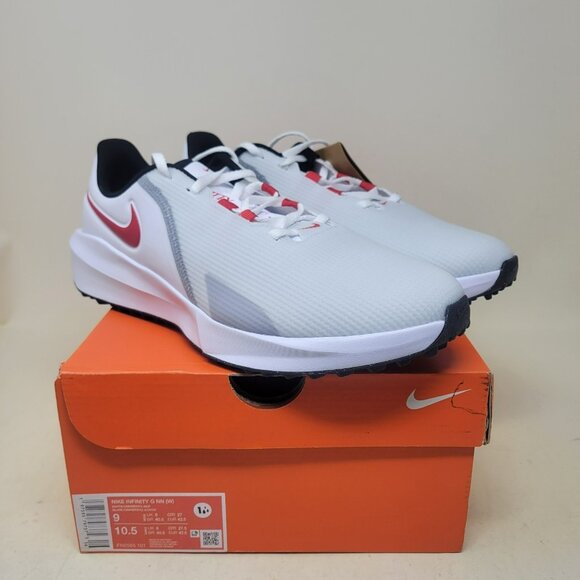 Nike Infinity G NN Golf Waterproof White Red Black FN0565-101 Men\'s Size 9 main image 9